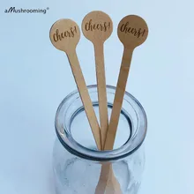 Вечерние палочки для перемешивания, деревянные коктейльные палочки для помолвки, свадьбы, приглашения на день рождения