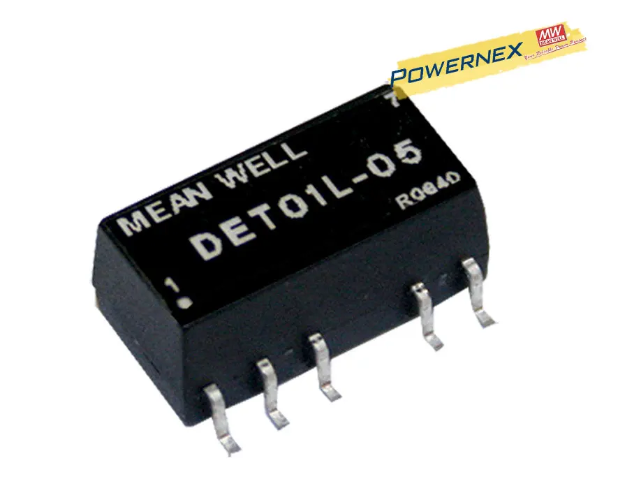 

[PowerNex] MEAN WELL original DET01M-15 12V 33mA meanwell DET01 5V 1W DC-DC Unregulated Dual Output Converter
