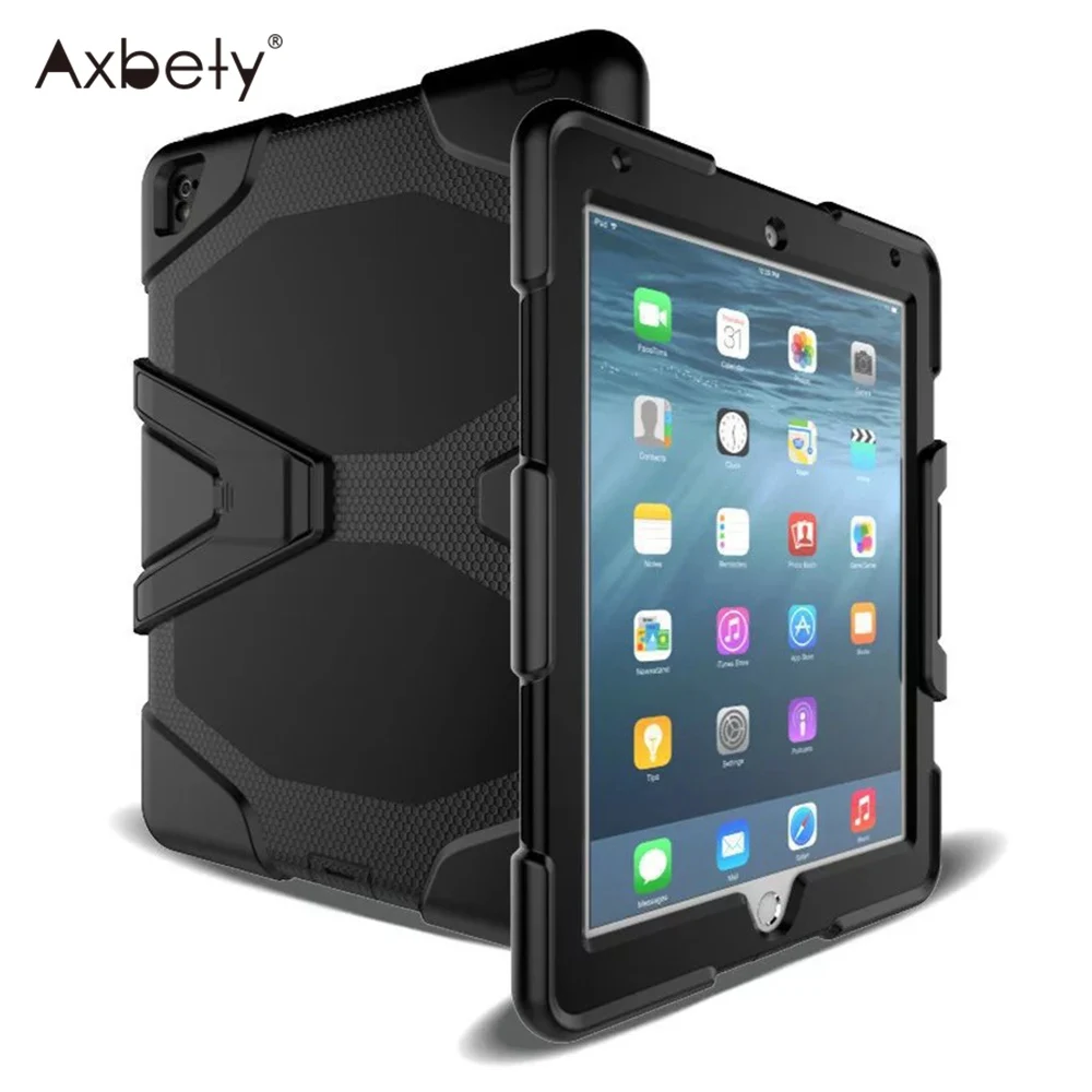 Axbety сверхпрочный Чехол для iPad Air 2 чехол Полная защита подставка Гибридный чехол для iPad 6 Air 2 противоударный Броня чехол для планшета s