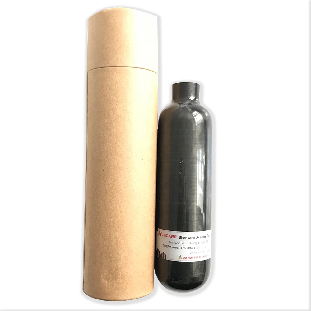 350cc 300bar PCP Rifle Hunting Paintball Game Carbon Fiber SCBA Compressed Air Tank for Air Gun filled by compressor