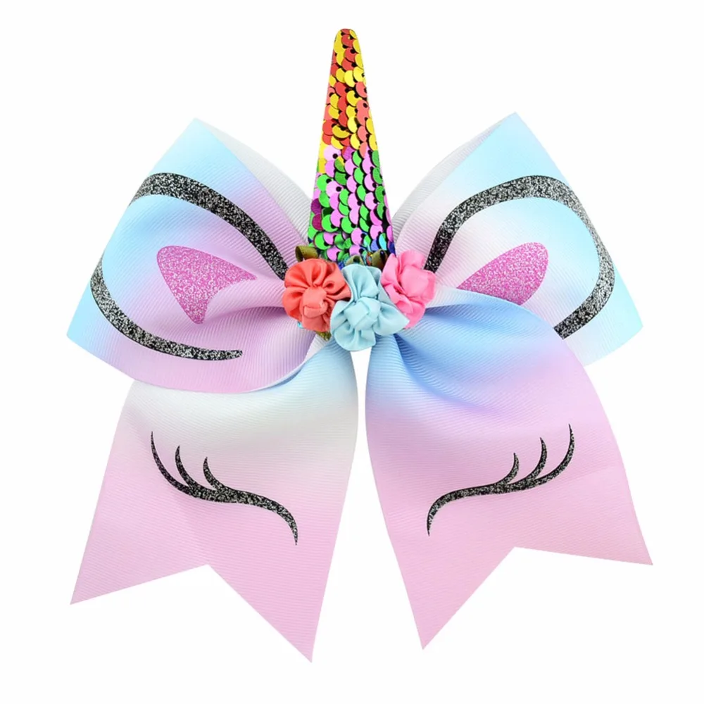 Fashion 1pcs 7Inch New quality Tie bowknot Funny Cartoon Handmade children's bow rubber band 870 | Аксессуары для одежды