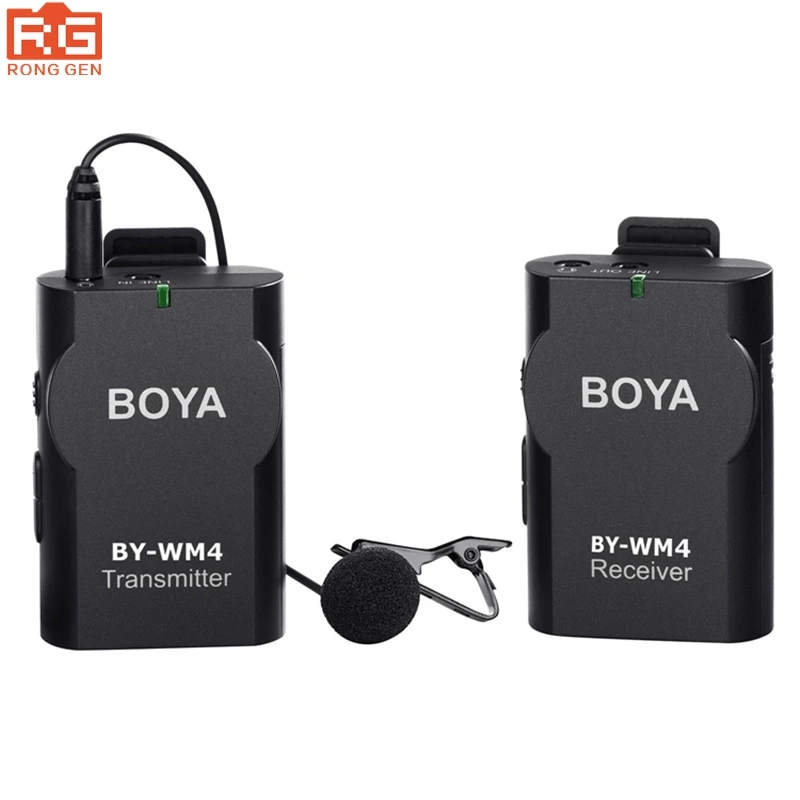 

BOYA BY-WM4 wireless Capacitive microphone for Smart phone tablet computer SLR camera camera reco and other recording equipment