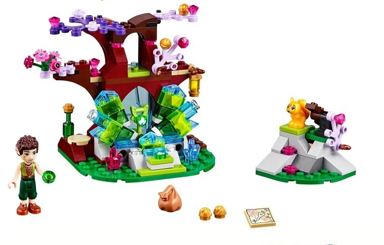 

10409 Elves Farran and the Crystal Hollow Building Block set figures the squirrel Girls Brick Toy 41076 Compatible