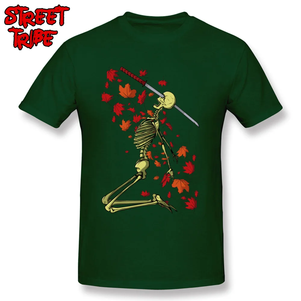 Autumn Fallen Thanksgiving Day Cotton Fabric O Neck Tops Shirts Short Sleeve Casual T-Shirt On Sale Custom Tshirts Autumn Fallen dark