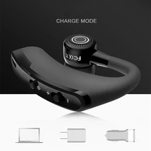 Kappcice V9 Громкая связь Бизнес Беспроводная Bluetooth гарнитура с микрофоном Голосовое управление наушники для вождения подключение с 2 телефоном
