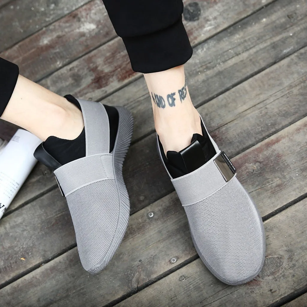

Fashion Men Sneakers Casual Shoes Breathable Mesh Shoes Student Running Shoes