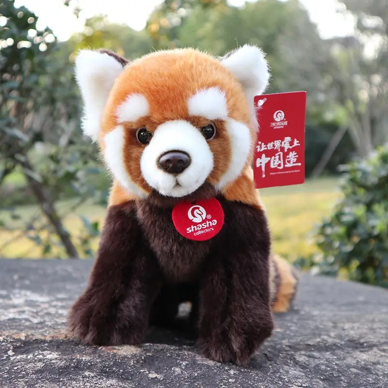 stuffed red panda