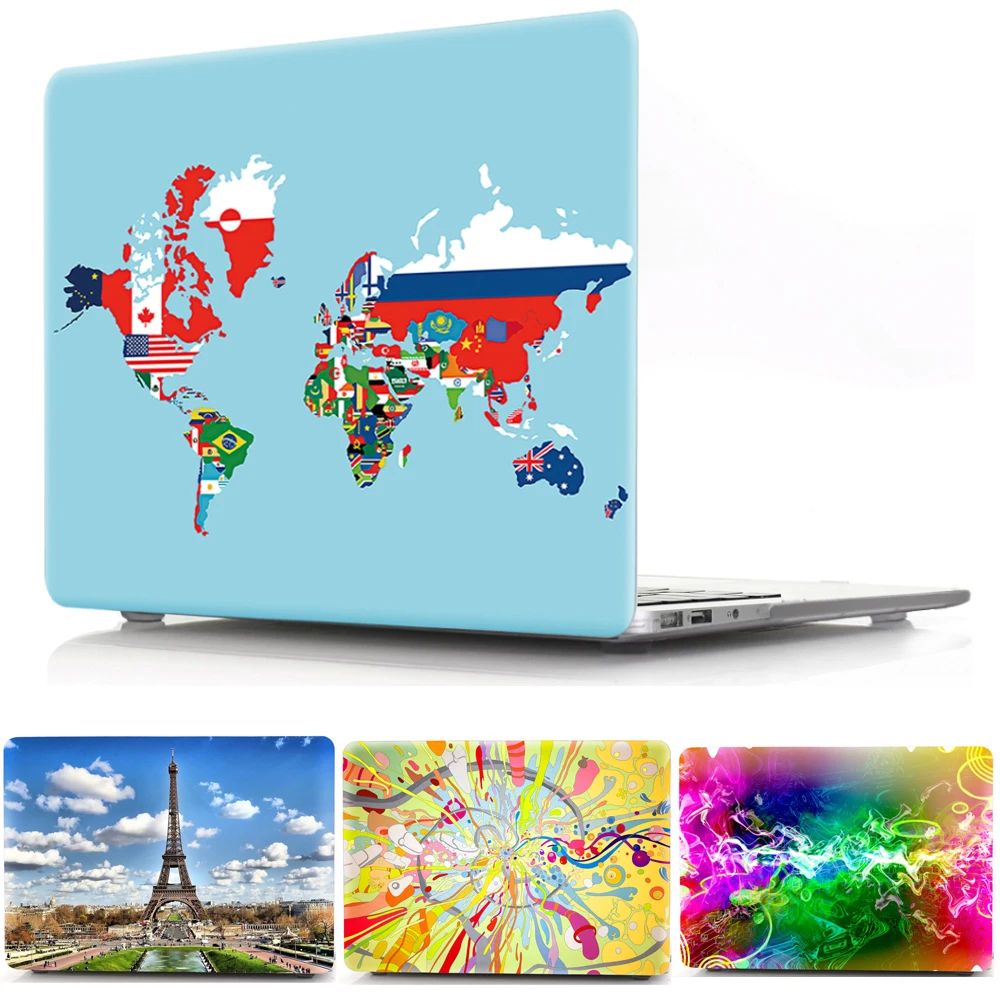 

Print Laptop Case For Apple MacBook Air Pro Retina 11 12 13 15 Cover for Mac 11.6 13.3 15.4 Touch Bar Sleeve Shell