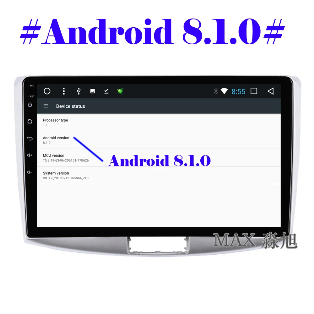Top MAX Android 8.1.0 Car DVD Player For For Volkswagen Passat CC B6 B7 2012-2015 Car radio GPS Navigation System Free Map BT WiFi 5