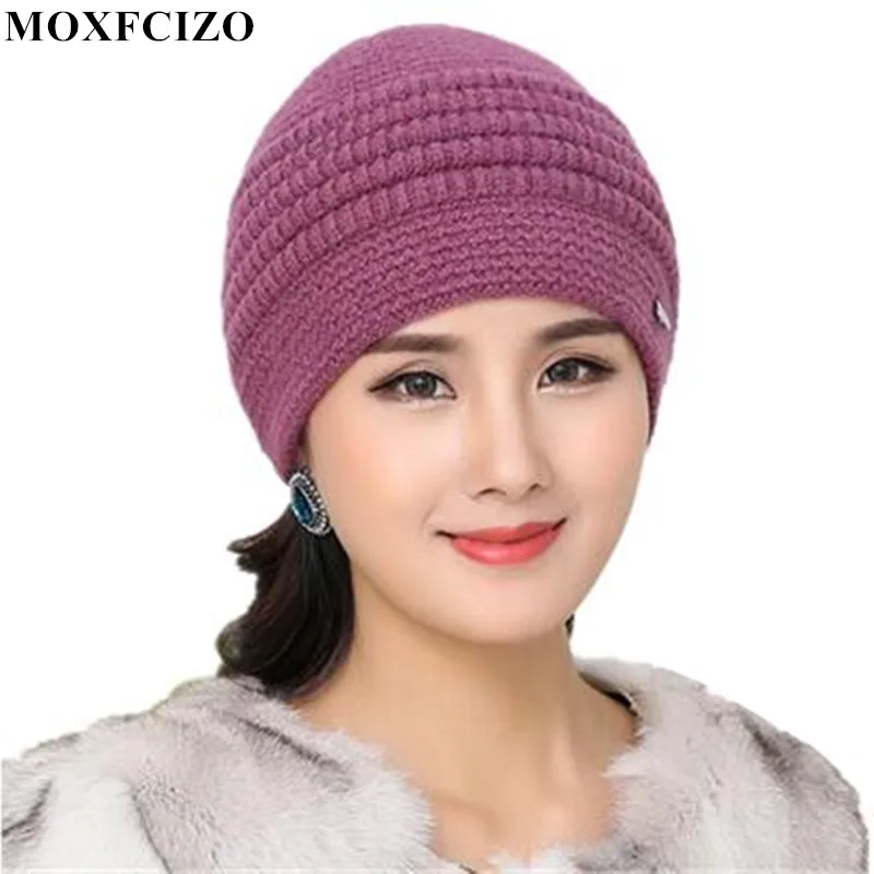

Women hat for autumn winter knitted wool beanies fashion hats 2017 new arrival casual caps good quality female hat girl warm cap