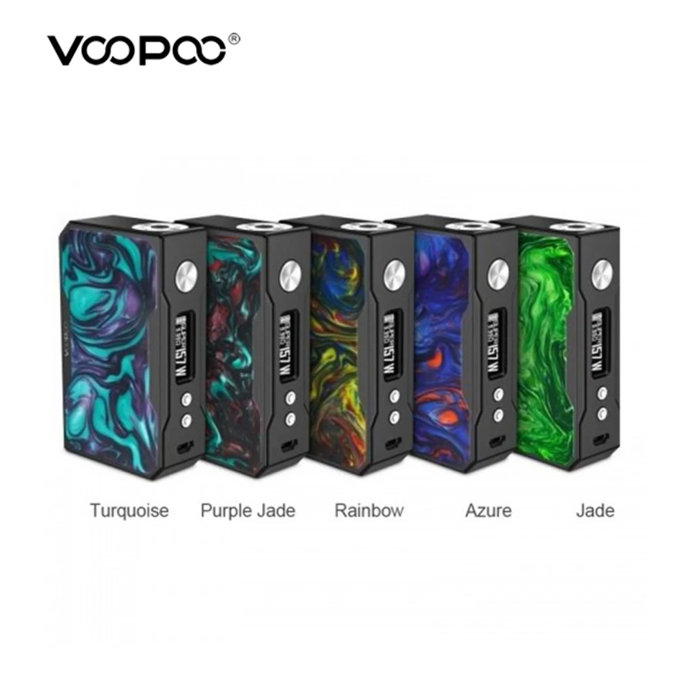 Original VOOPOO DRAG 157W TC BOX MOD RESIN VERSION Powerful PWM and MOS Module Powered by 18650 battery electronic cigarette kit