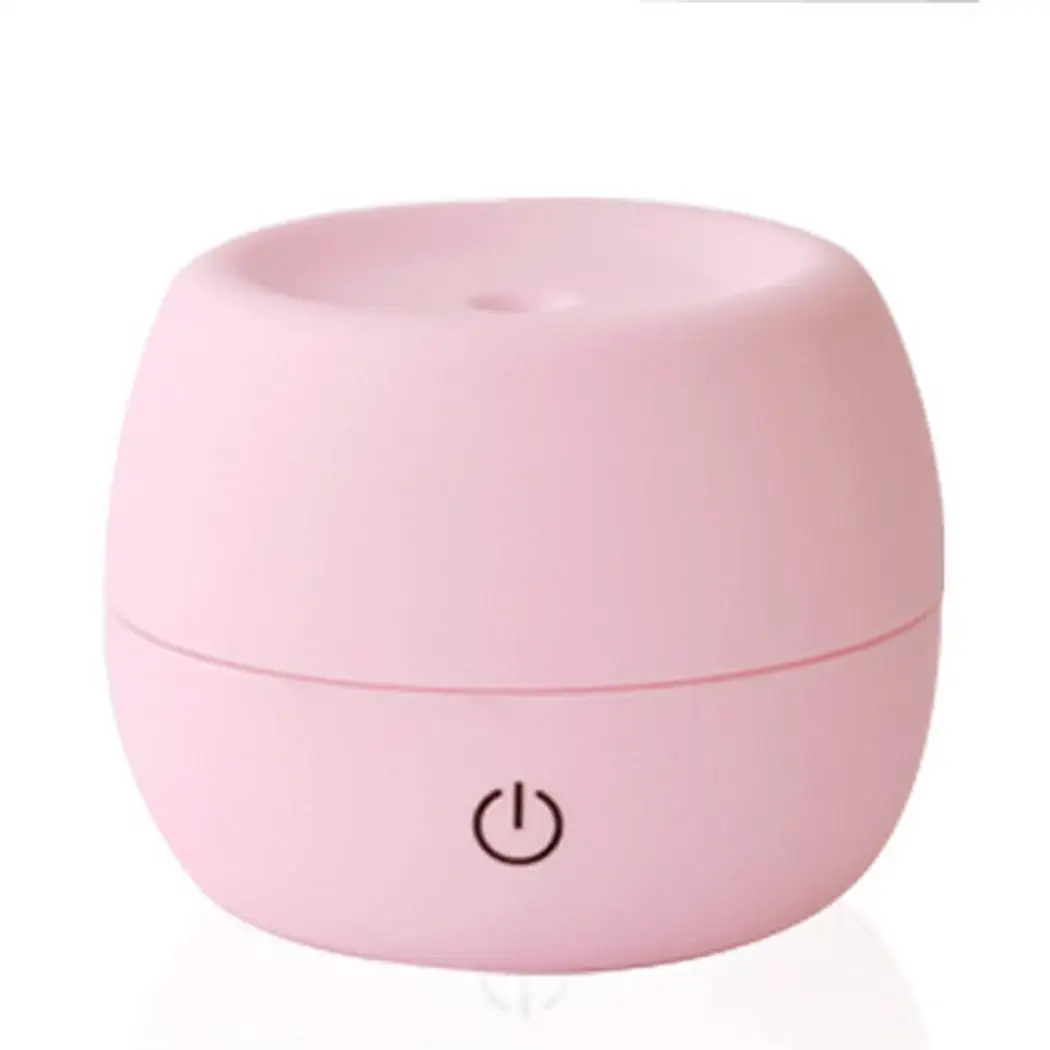 

300ml Ultrasonic Air Humidifier Aroma Essential Oil Diffuser USB Humidifier Mist Fogger Maker Home Touch Car Portable Pink