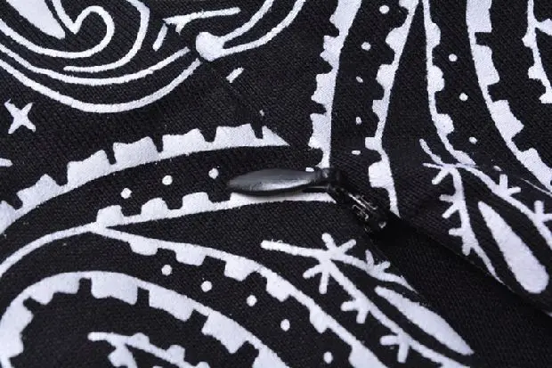 ヒップ ホップ ファッション長い赤黒と白バンダナ メンズ と レディース拡張tシャツ星サイドジップ特大ペイズリー Tシャツ Extended T Shirt Fashion T Shirtt Shirt Aliexpress