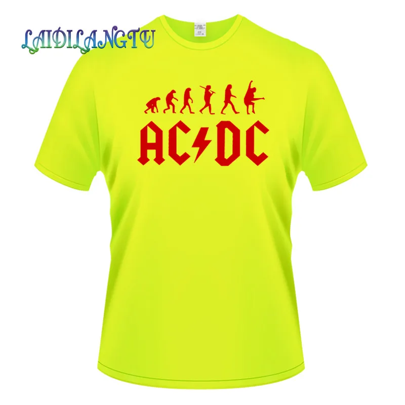 Новинка 2018New Camisetas AC/DC band rock Футболка мужская acdc футболки с рисунками Повседневная футболка с круглым вырезом в стиле хип-хоп короткий рукав хлопковый топ