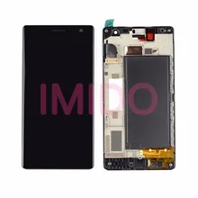 Чехол с подставкой и отделениями для карт для Nokia Lumia 730 735 RM-1038 RM-1039 RM-1040 ЖК-дисплей Дисплей+ кодирующий преобразователь сенсорного экрана в сборе+ рамка Запчасти для авто