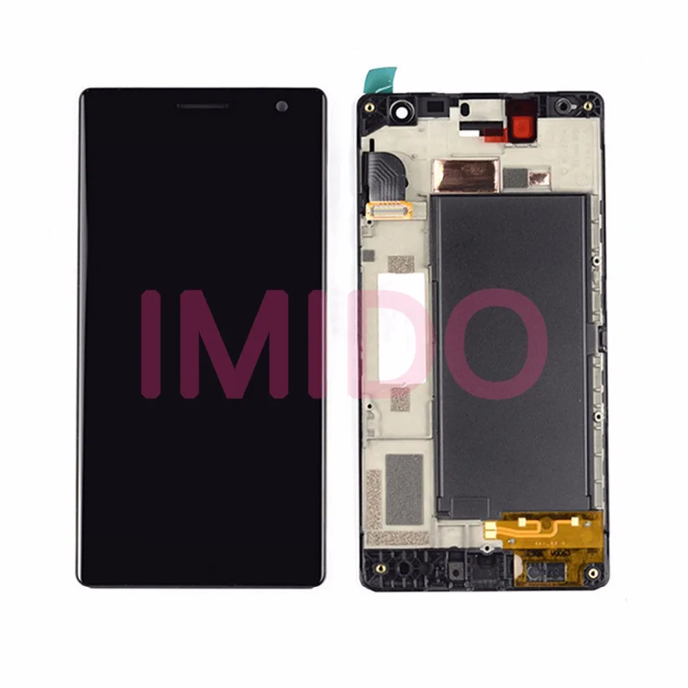 

For Nokia Lumia 730 735 RM-1038 RM-1039 RM-1040 LCD Display+Touch Screen Digitizer Assembly+Frame Replacement Parts