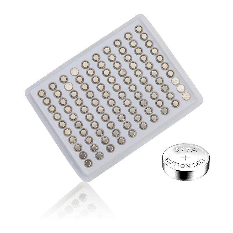 

50pcs AG4 1.5V Zn/MnO2 377A 377 LR626 SR626SW SR66 LR66 button cell Watch Coin Battery Brand Batteria batteries Gadgets
