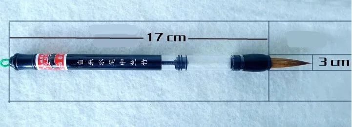 6 шт./компл. поршневых воды кисть Китайский Японский ласка волос каллиграфия ручка