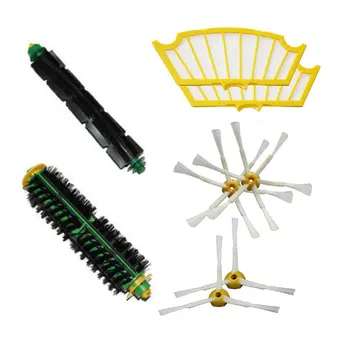 

Bristle Flexible Beater Brush For Irobot Roomba 500 Series 510 520 530 535 540 550 560 570 580 Side Brush Filter New