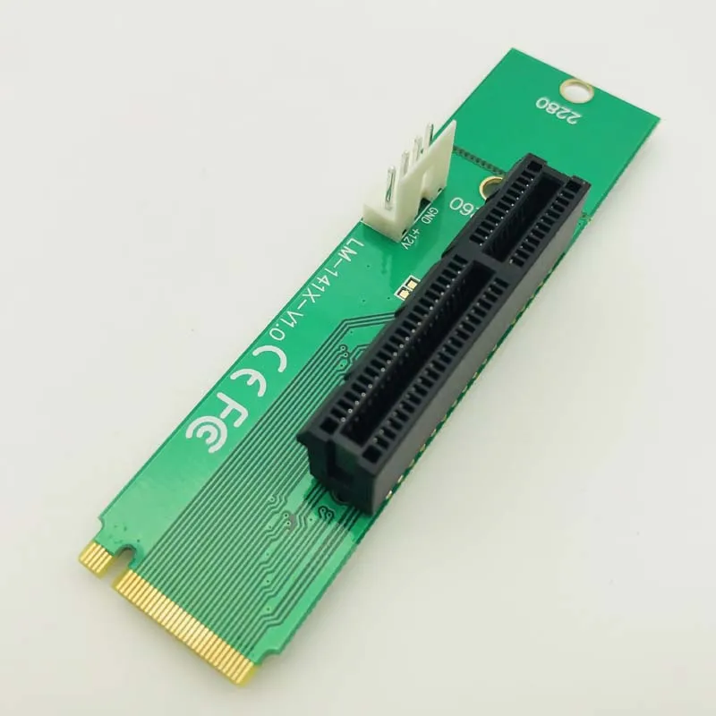 Адаптер мужчин и женщин PCIE множитель NGFF M2 M.2 PCI-E 4x 1x переходная плата для слота карты для BTC шахтер горнодобывающей машины