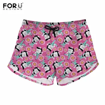

FORUDESIGNS Cute 3D Pringting Cartoon Nurse Floral Print Woman Summer Shorts Harajuku Teens Girls Short Fashion Lady Short Pant
