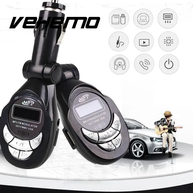 

Vehemo Bluetooth USB 2.0 Car Stereo FM 64G MP3 Player TF/USB/SD/AUX/FLAC Electronics
