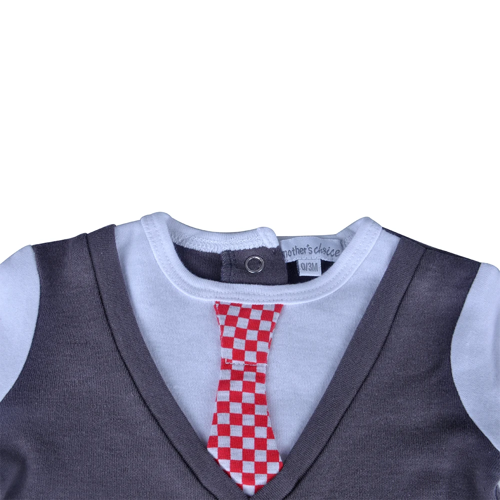 Baby Boy Romper Newborn Gentleman Styles Baby Rompers 2018 Infant Baby Clothes Long Sleeve Newborn Jumpsuits Baby Pajamas (7)