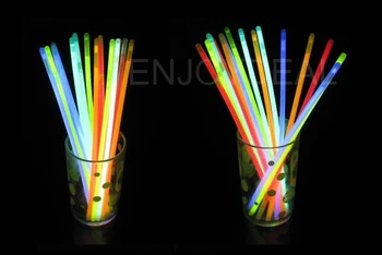 

100 Pcs Mixed Color Glow Stick Colorful Light Party Fluorescent Bracelets Necklace Bracelet Event Festival Concert Supplies