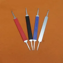 Инструмент для ремонта молния весна иглы многоцелевой двуглавый Нержавеющая сталь для Саксофоны Флейта Кларнет Гобои obsoon поршень