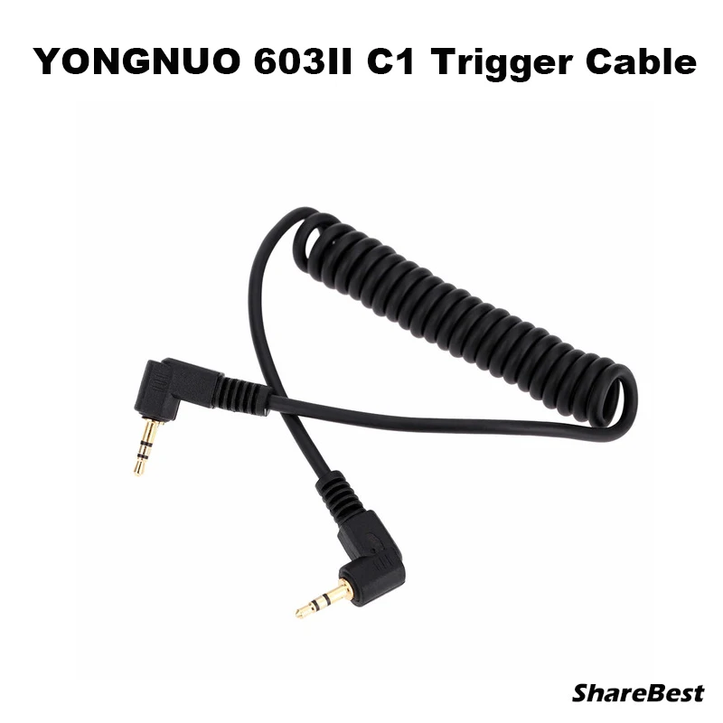 

YongNuo LS-2.5 Shutter CABLE RF-603 C1 Flash Trigger Cable for Canon 60D 70D 300D 350D 400D 450D 500D 550D 600D 650D 700D 1000D