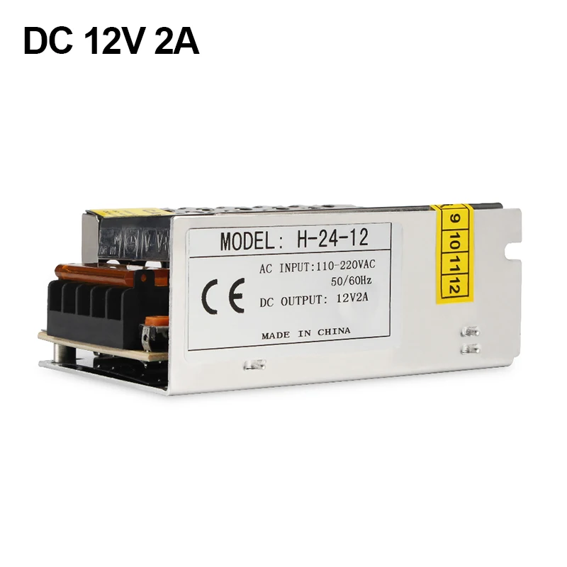 12 V Питание DC12V блок 1A 2A 3A 5A 8A 10A 15A 20A 30A трансформатор переменного тока 110V 220V DC/DC 12 вольт 12В Светодиодный драйвер для Светодиодные ленты