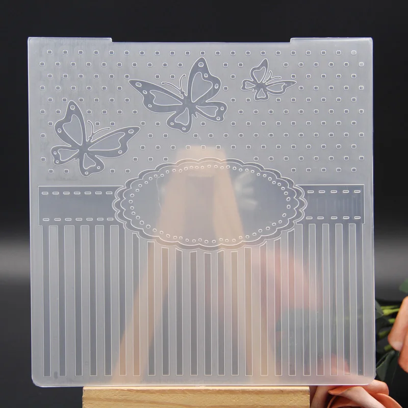 

KLJUYP Butterfly Plastic Embossing Folders for DIY Scrapbooking Paper Craft/Card Making Decoration Supplies