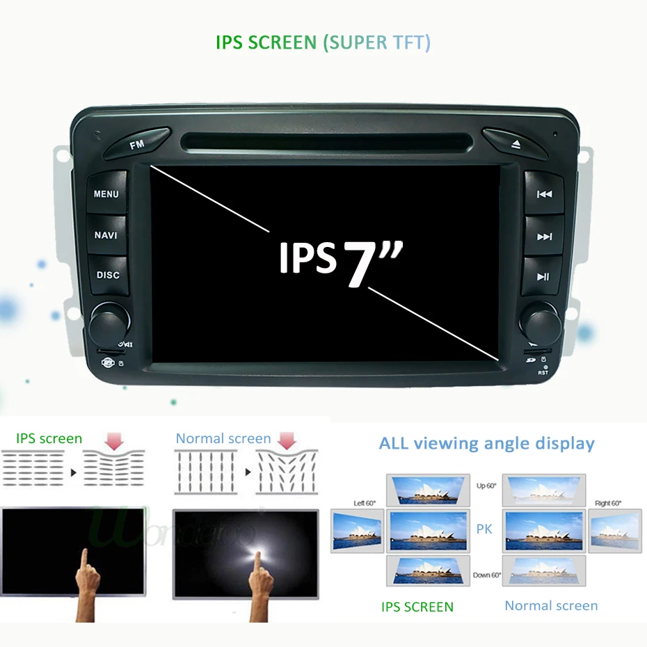Cheap DSP IPS 4G 64G Android 9.0 Car DVD PLAYER For Mercedes Benz W209 W203 M ML W163 Viano W639 Vito Vaneo GPS radio stereo PC 4