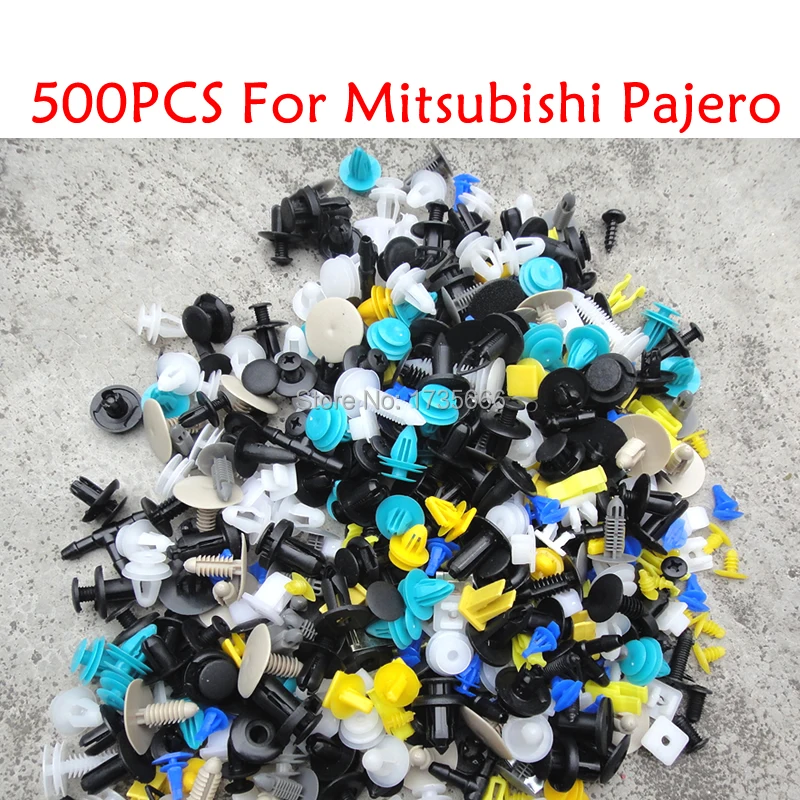 500 шт. для Mitsubishi Pajero Mini Rvr Montero Sport Outlander Space Star Mirage автомобильная Смешанная заклепка