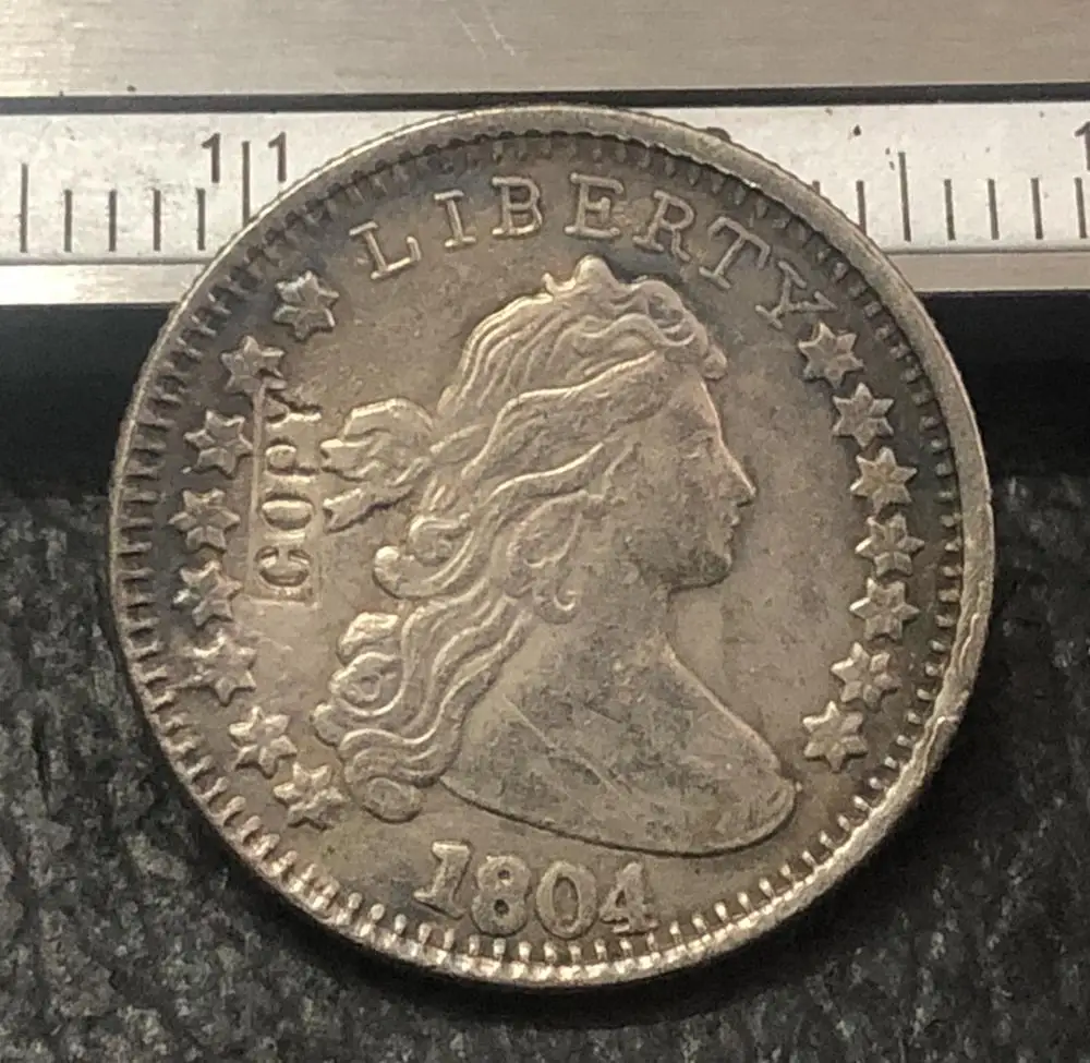 

Draped bust dimes 1804