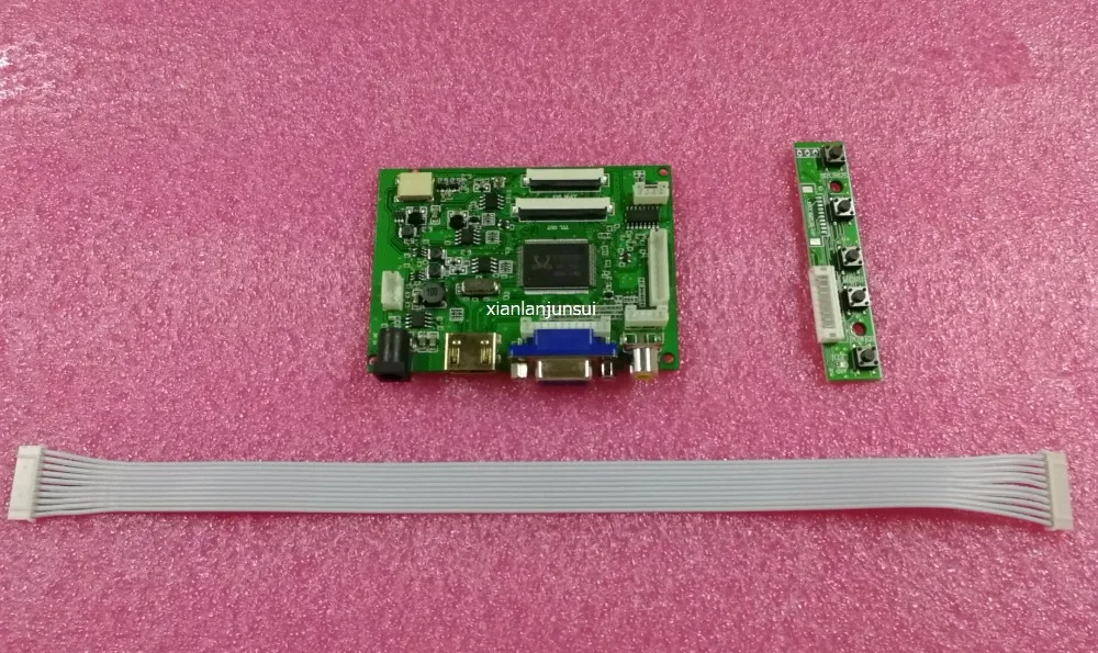 

Audio+HDMI+VGA+2AV 6.2 .7inch 8inch 60pin 800*480 LCD Display Driver Board Controller Kit for Panel HSD062IDW1 HSD080IDW1