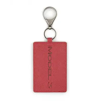 

U-disk Leather Key Card Holder Protector Cover Key Chain For Tesla Model 3 Key Case For Car Key Case Key Ring Bag Chain Clip