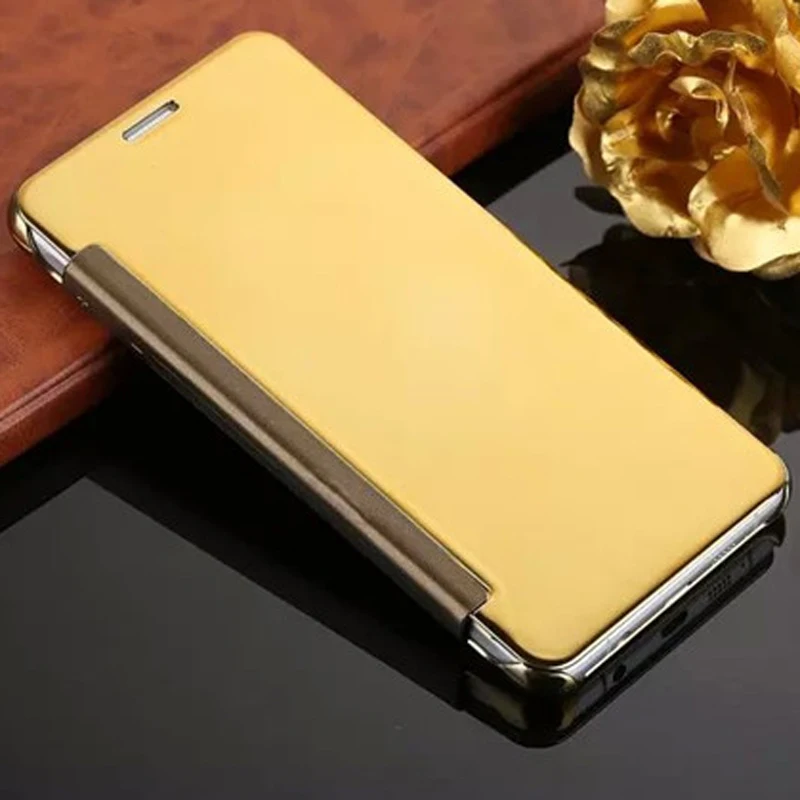 Ultra Thin for samsung galaxy A310 A3100 A3(2016) A510 A5100 A5(2016) A7 (2016)  Plating Electroplating flip mirror cover case