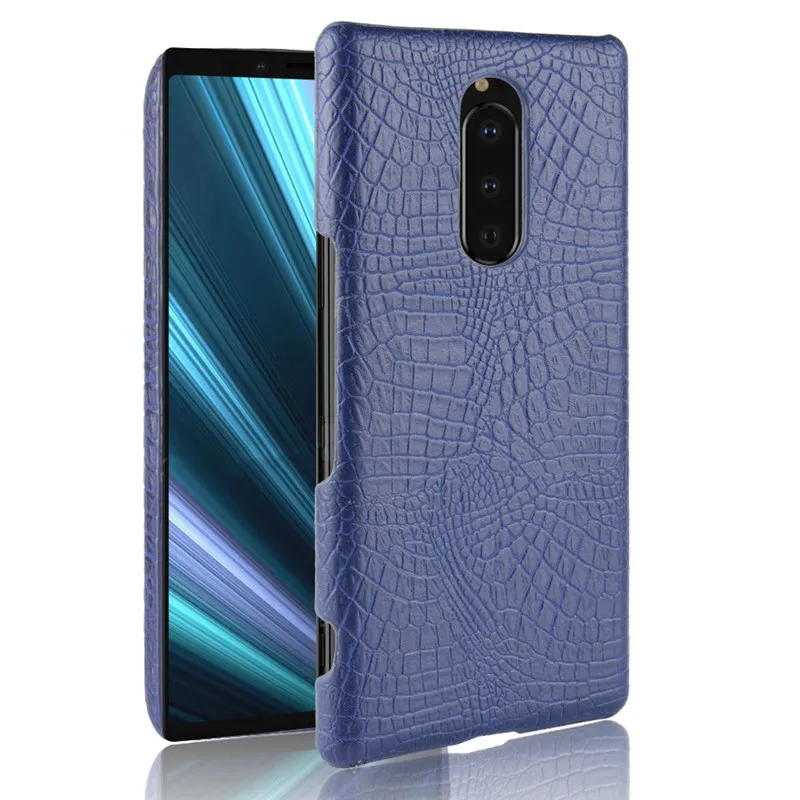 Чехол для Sony Xperia 1 чехол телефона роскошный из искусственной кожи крокодиловой