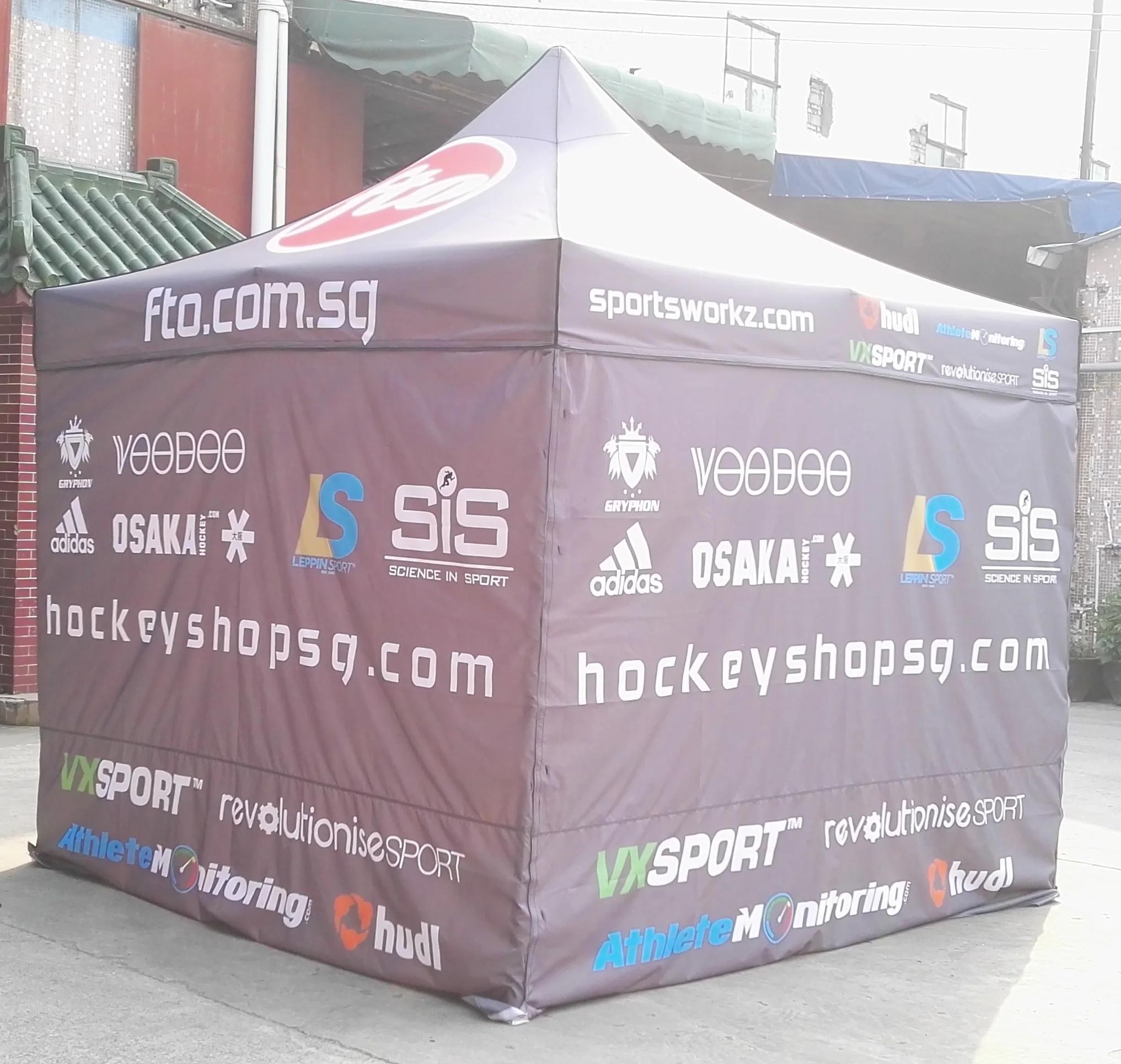 

3m*3m winterized tent / beach tents with customized logos , made in China with strong aluminum frame, with walls free ship
