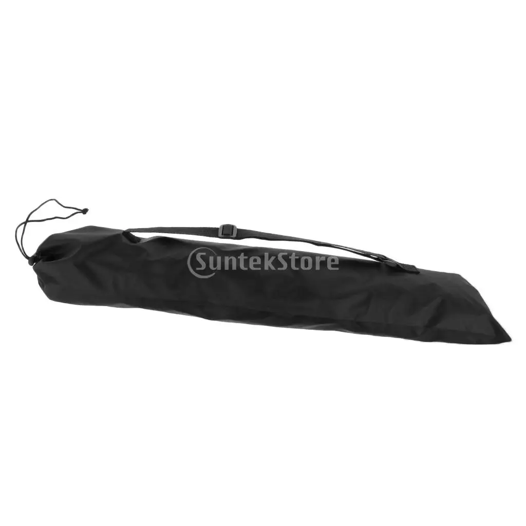 2pcs Portable Black Climbing Walking Stick Storage Pouch Carry Bag Black