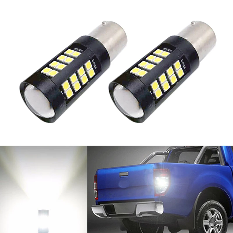 2x высокое Мощность P21W BA15S 3030SMD светодиодный Canbus резервная копия свет лампы для VW