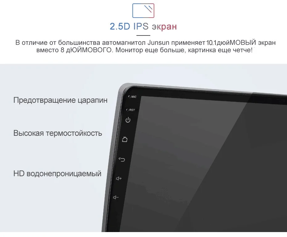 Junsun V1 Android 9,0 2 ГБ+ 32 ГБ DSP автомобильный Радио Мультимедиа Видео плеер gps навигация для hyundai Creta ix25 2 din без dvd