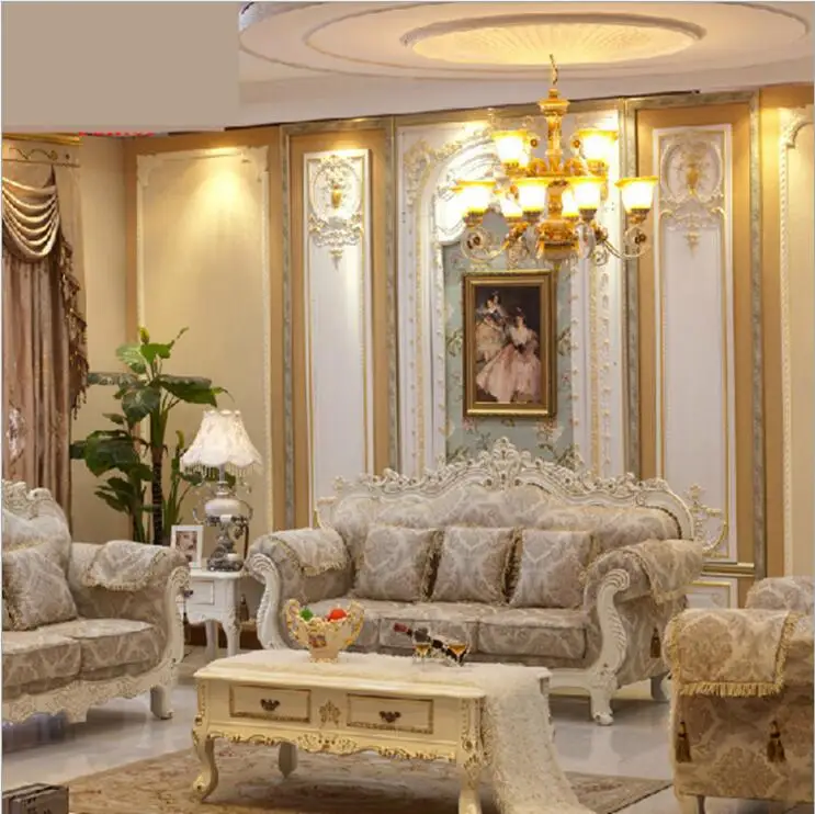 living room furniture modern fabric sofa European sectional sofa set o1118