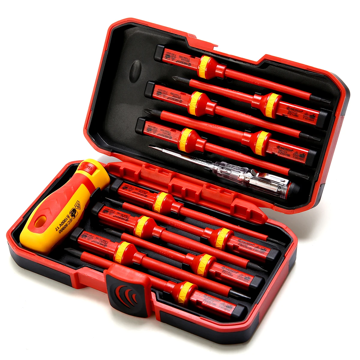 13pcs Insulated Electrical Screwdrivers Multi purposes Screwdriver Kit
