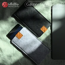 Универсальный держатель чехол для телефона для samsung Galaxy C9 Pro 6," плотно прилегающий чехол Карманный Чехол ручной работы из шерстяного войлока защитная сумка-чехол
