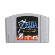 Nintendo N64 Игры Картридж Консоли Карты Легенда О zelda: Ocarina Времени Мастер Quest Английский Язык Версия