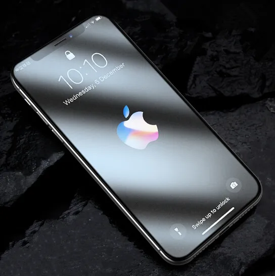 5D luxury Frosted Full Coverage Tempered Glass For iPhone XS MAX XR X Screen Protector