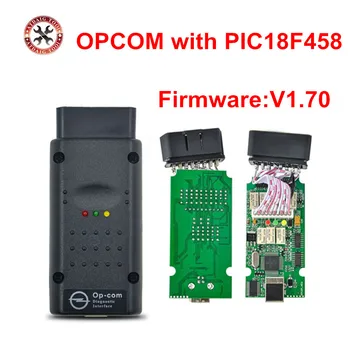 

Professional OBD2 OPCOM V1.70 Support Flash Update For Opel OP COM OP-COM With PIC18F458 Firmware V1.70 Free Shipping