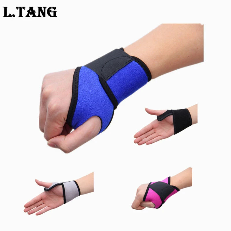 

2pcs/ lot Colorful Adjustable Fitness Sport Gym Wristband Wrist Support Strap Elastic Stretchy Bandage Guard Protector L245